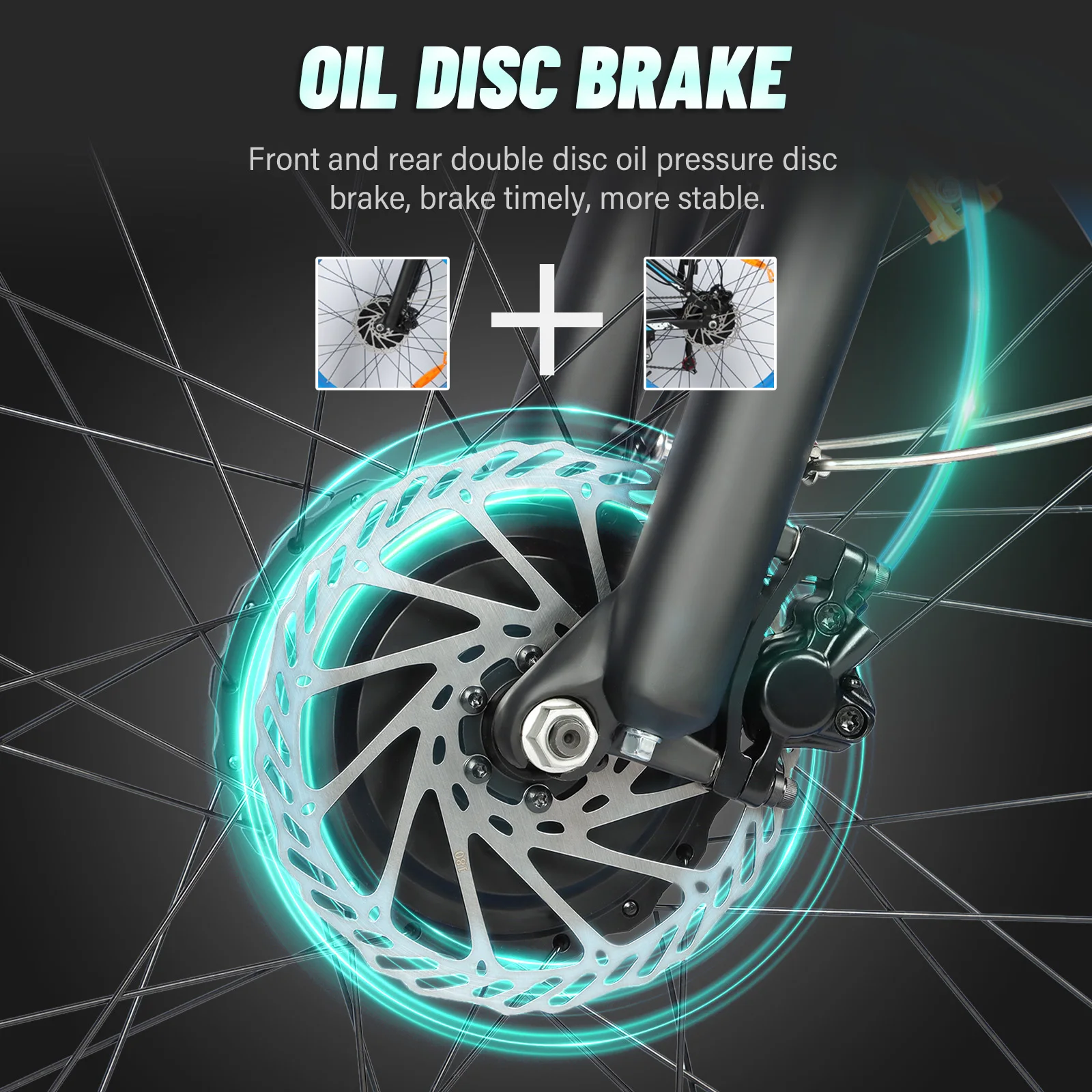 BAOLUJIE DP-2603-SJ 3000W Dual-Motor Elektrofahrrad 52V32AH Lithium-Akku Hydraulische Bremse Erwachsenen Allterrain Offroad E-Bike