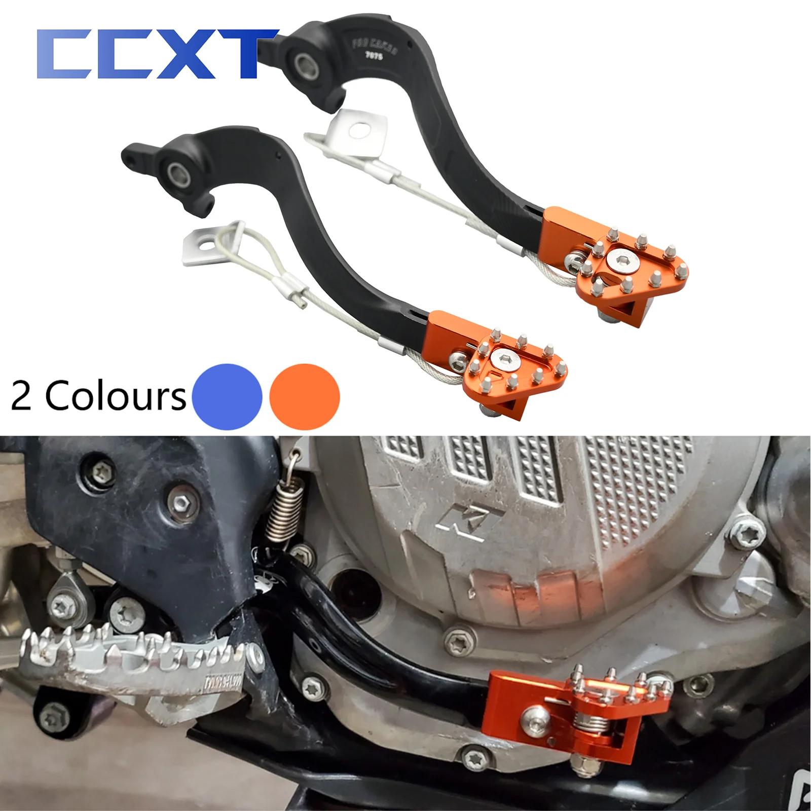 Motorcycle CNC Rear Foot Brake Lever Pedal For KTM SX SXF XC XCF XCW XCFW EXC EXCF 125-530 For Husqvarna TC FC TX FX TE FE