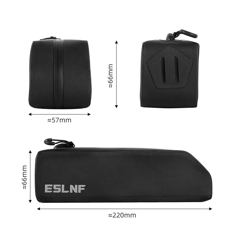 

Bike Tube Bag Mountain Road Bike Large Capacity Hard Shell Waterproof Front Handlebar Pack Bike Riding Equipment