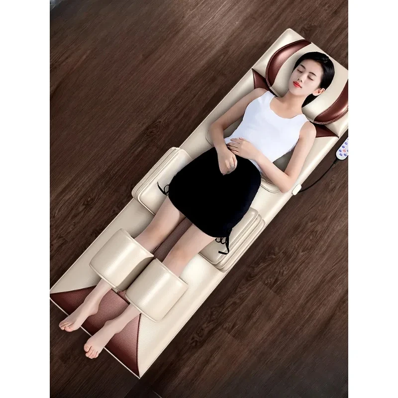 Aux Mat Multi-Functional Full Body Mattress Flat Lying Instrument Massager Cervical Spine Waist Back Automatic Kneading