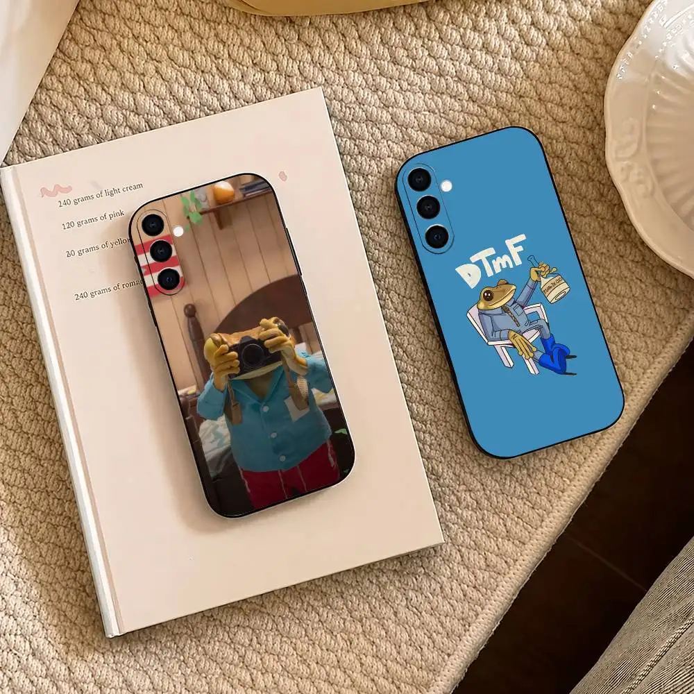 DTMF Debi Tirar Mas B-Bad Bunny Black Soft Silicone Phone Case for Samsung A73 20,21,22,31,32,52,53,72