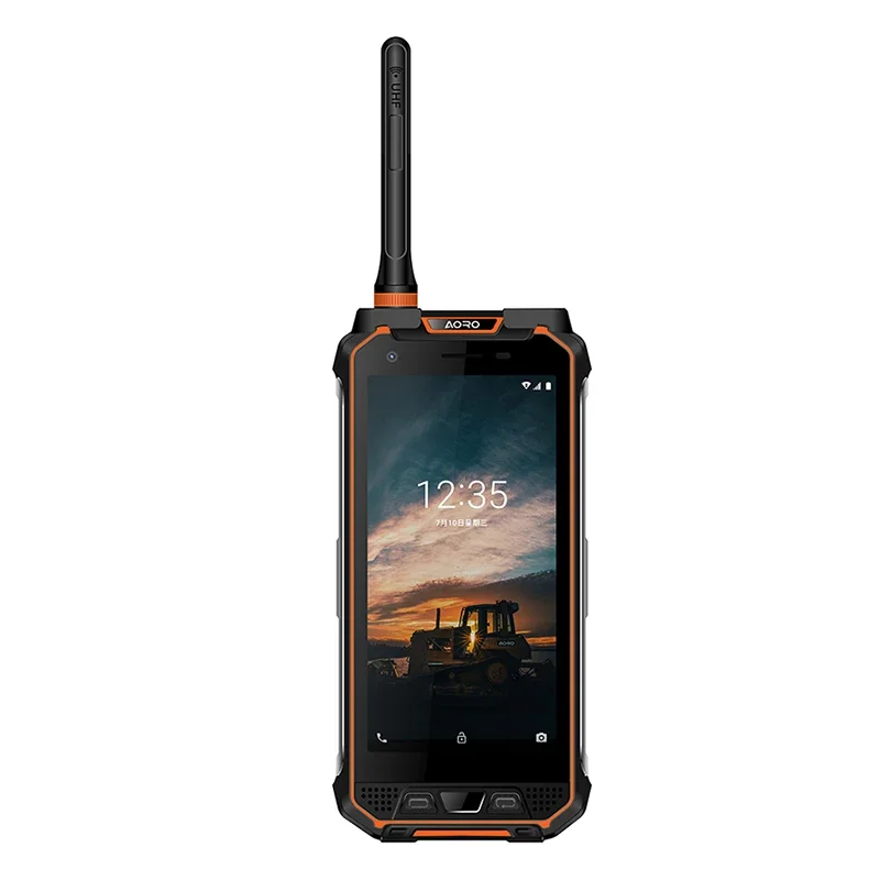 AORO M5 Dual Camera 2100W 1300W Ip68 Explosion Proof Vhf Radio Marine DMR POC PTT Walkie Talkie Rugged Smartphone