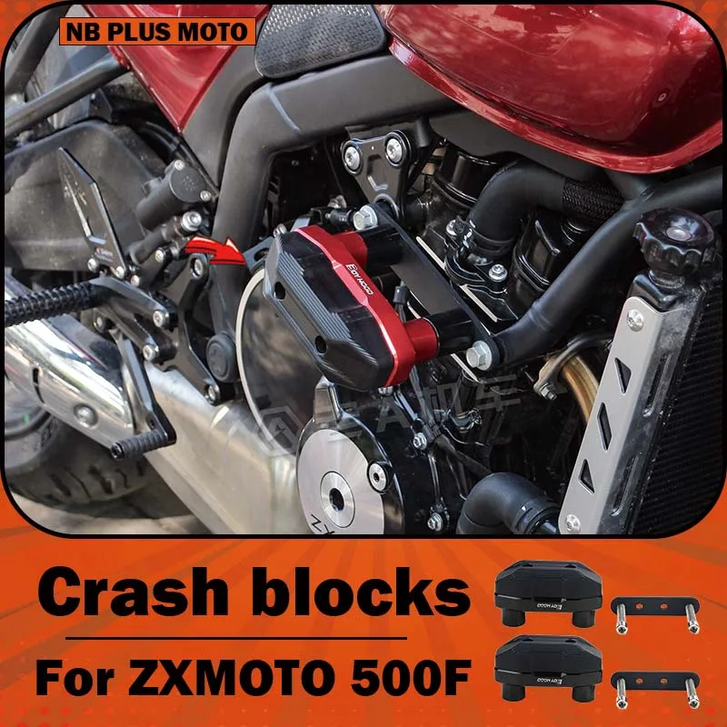 

【Premium】For ZXMOTO 500F motorcycle modification anti-shock bar, competitive spring anti-shock rubber bumper
