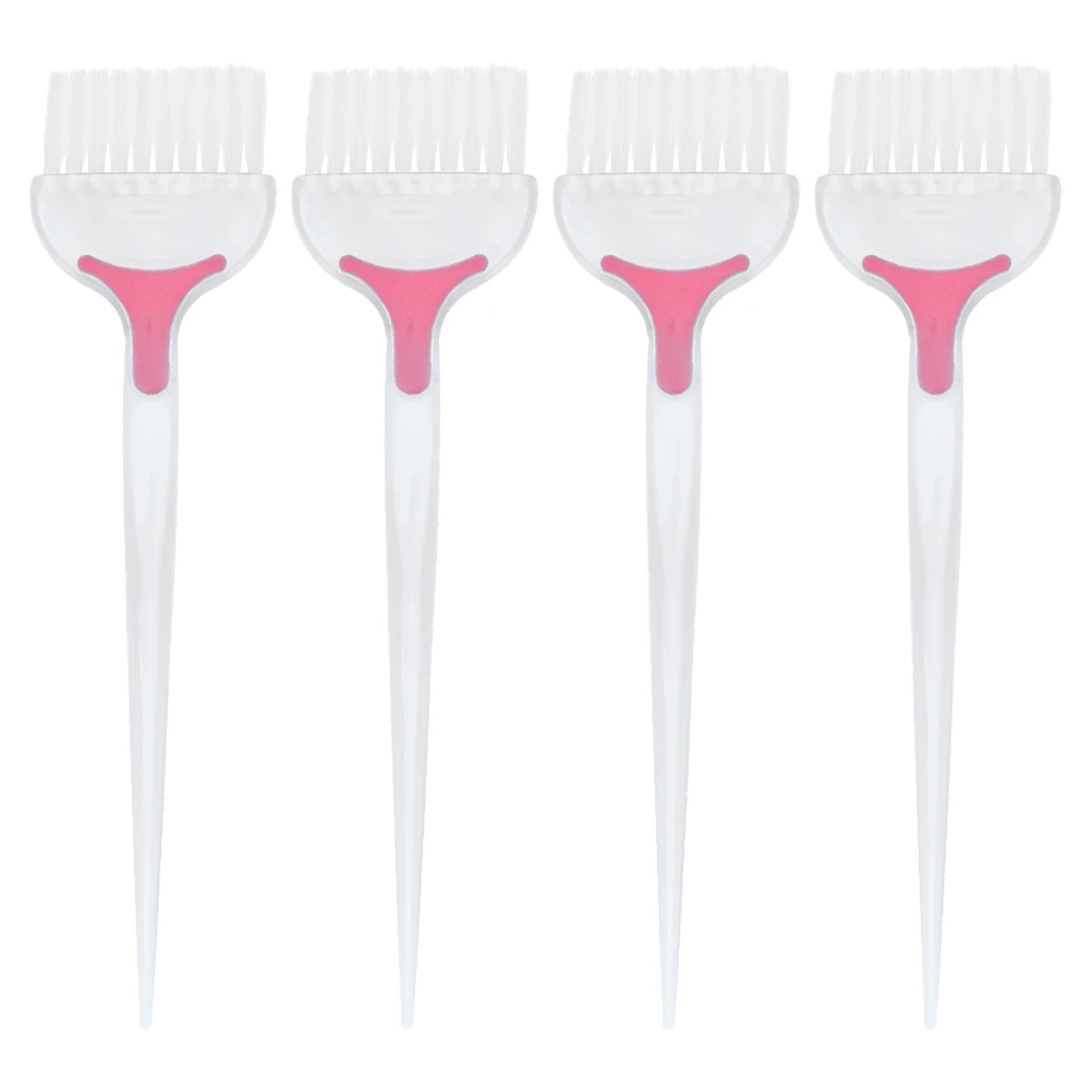 

4pcs Hair Dye Brush Set For Long Short Curly Straight Hair Coloring Diy Home Salon Use Barbershop Spa Foiling Tool