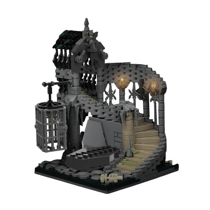 656PCS Dungeonsed and Dragonsed Horror Castle Prison Game Series Building Block Assembly Horror Castle Building Blocks Toy Gift