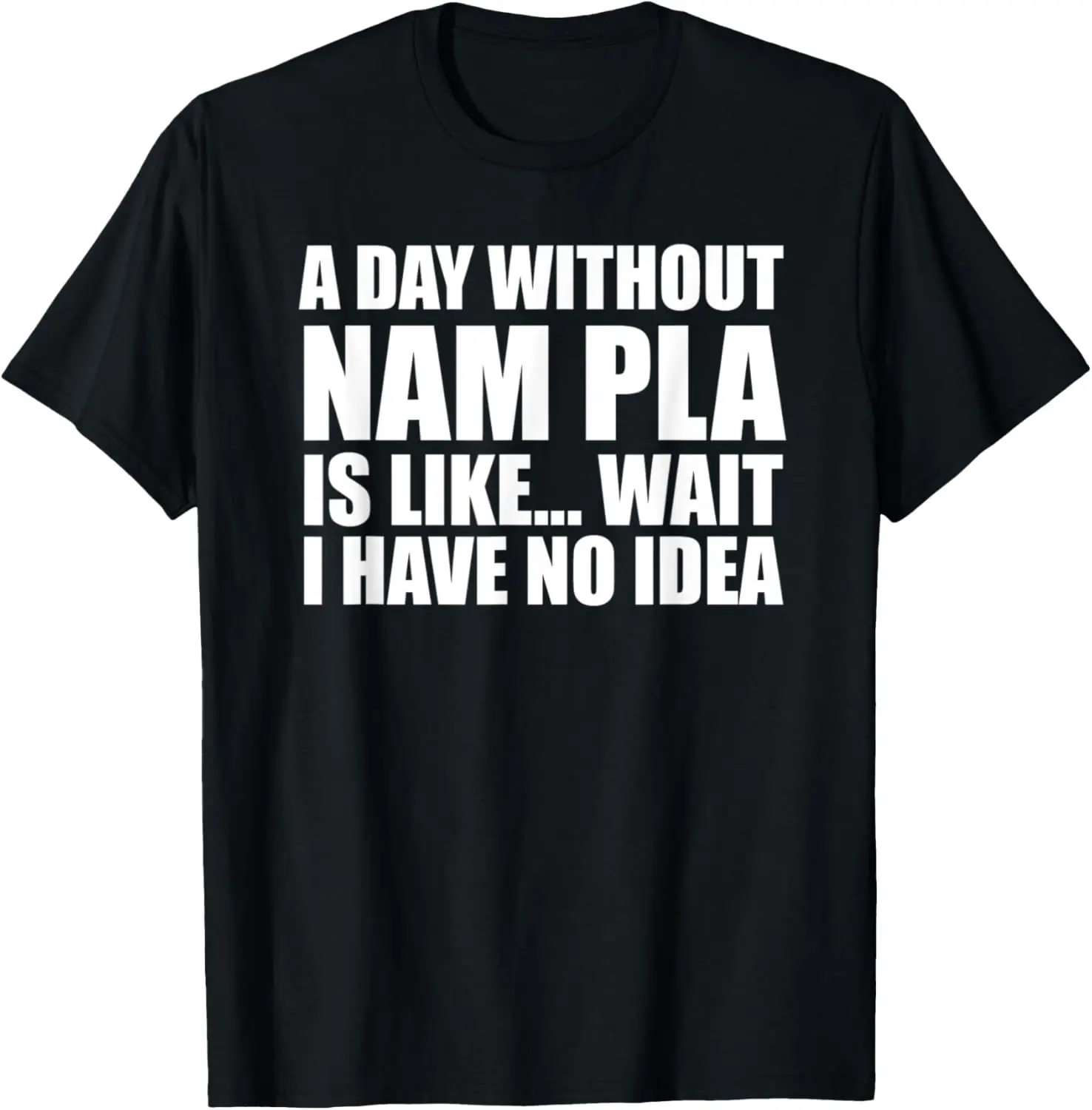 

Забавная рубашка Nam Pla для любителей тайской еды и футболки с рыбным соусом