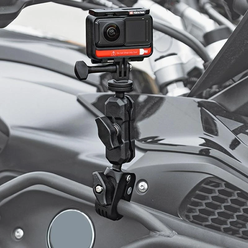 

P5ED Adjust Camera Mount Stable & Reliable Camera Bracket Easy to Use Handlebar Mount Plastic Enjoy Clear Videos & Photos