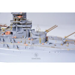 SSMODEL SS350313 1/350 Model Upgrade Sets IJN Nagato Battleship For Hasegawa 40024