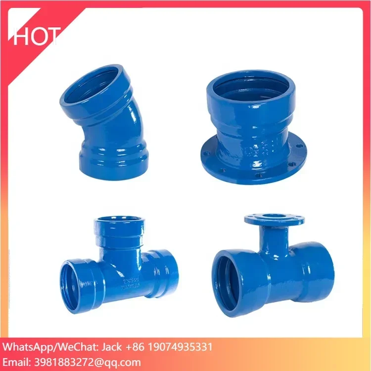 

EN545 EN598 Fusion Bonded Epoxy Coating Ductile Cast Iron DI Tyton Type Socket Joint Pipe Fittings