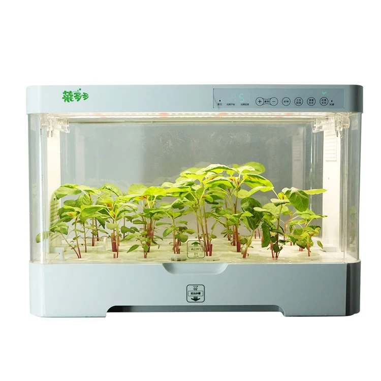 Small Indoor Intelligent Plastic Planter Cabinet Hydroponic System Grow Box Greenhouse Accessories