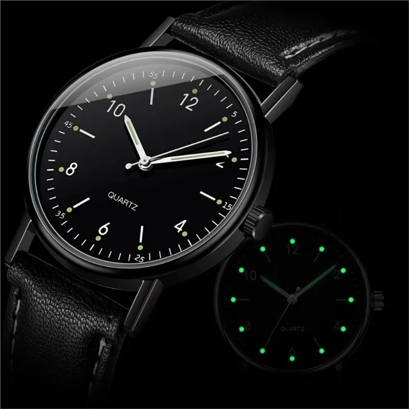 Men's Watches High-end Quartz Watch Stainless Steel Luminous Dial Leisure Watch Quartz Wristwatches Reloj Hombre Watches for Men