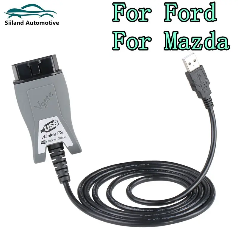 

Vgate vLinker FS ELM327 для Ford FORScan HS/MS-CAN ELM327 OBD2 OBD2 автомобильные диагностические автомобильные сканеры OBDII для Mazda