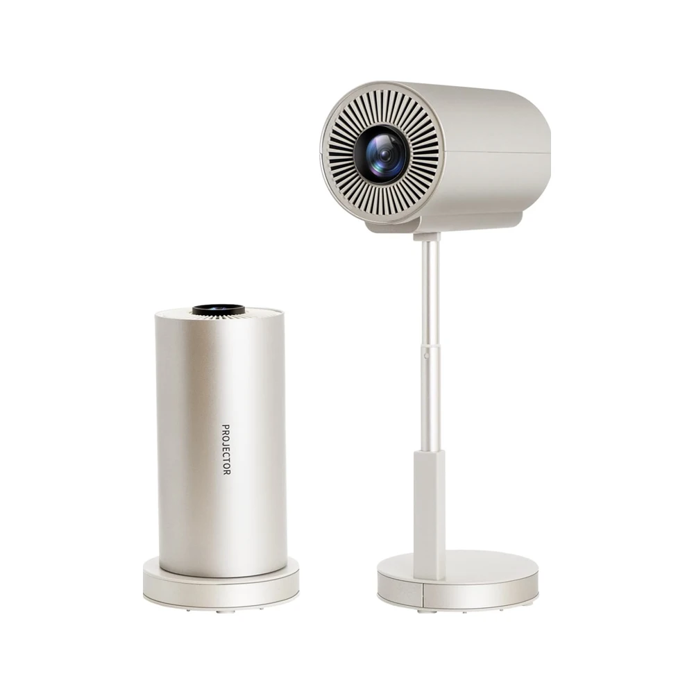 Hot Selling FHD 1080P Android 13 Smart Portable Projector with Telescopic Stand and BT5.0 LED Lamp for Home Theater Video
