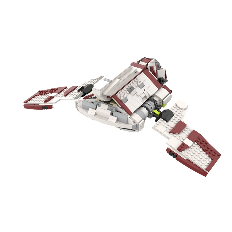 778 pçs MOC-234971 nave espacial ataque shuttle espaço guerra filme série modelo blocos de construção tijolos diy montagem brinquedo presente criativo