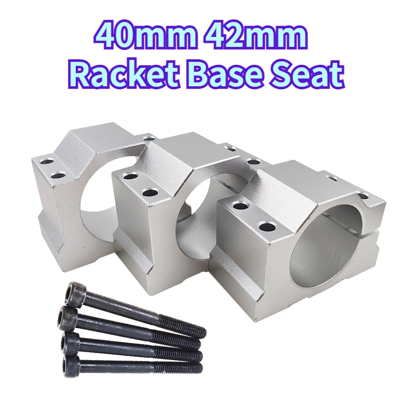 40mm 42mm Racket Base Seat 48mm Electric Spindle Fixing Seat  Fixing Base Fixed Seat Metal Alloy Bracket 45mm