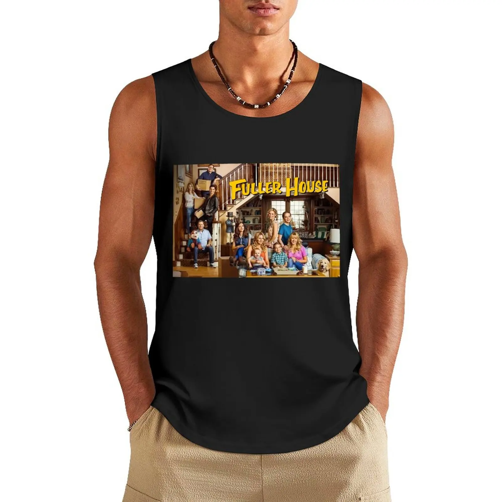 Fuller House Cast Merch Tank Top gym sports clothes for men