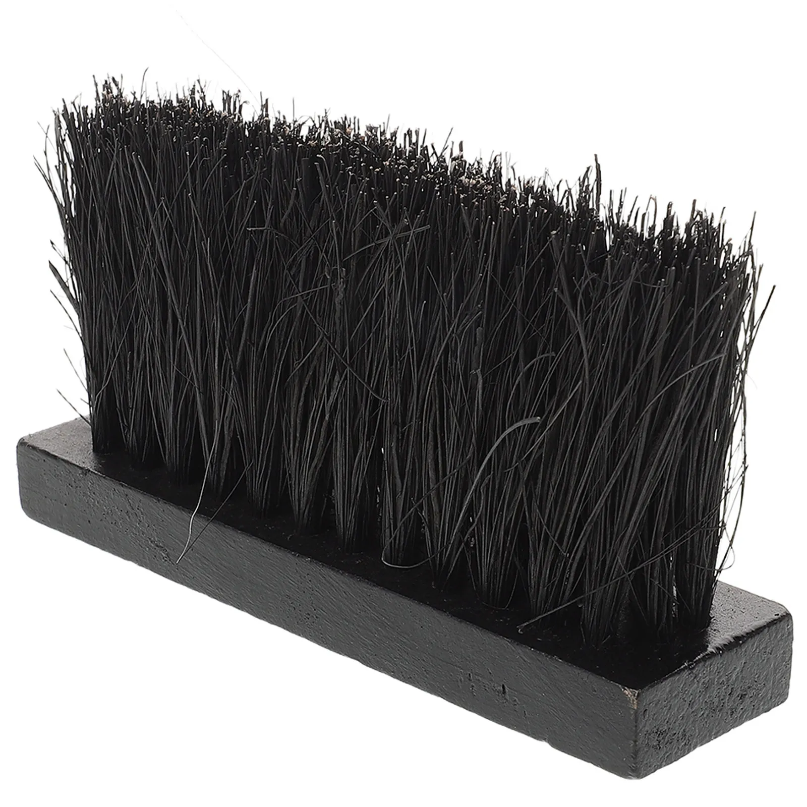 Wood Stove Cleaning Brush Fireplace Hand Broom High Density Bristles Extended Safety Grip for Ash Removal Fire Pit Chimney Soot