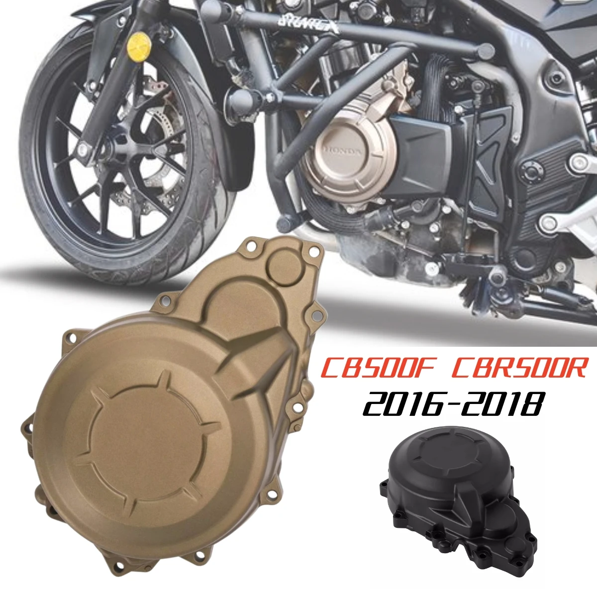 

Для Honda CB500F CB 500 F CBR500R CBR 500R 2016 2017 2018, аксессуары для мотоциклов, левая крышка статора двигателя.