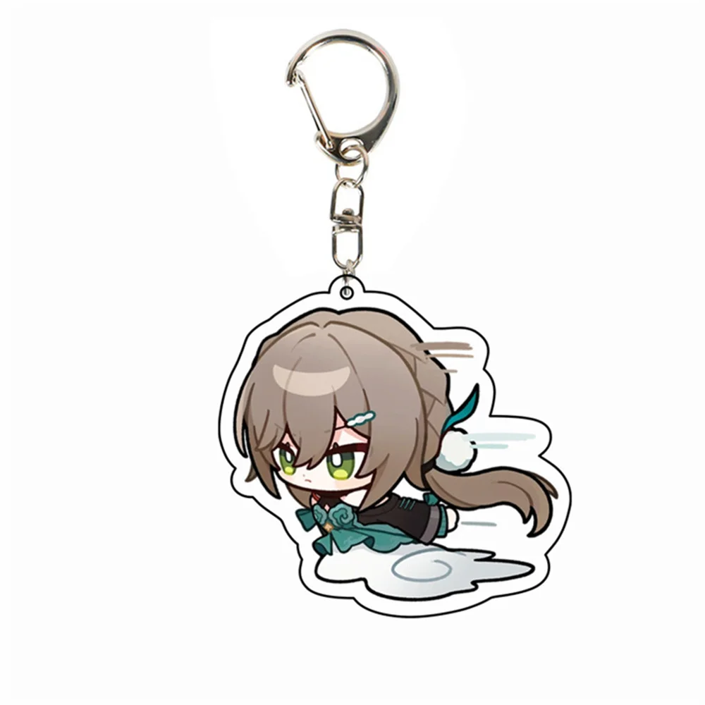 Anim Game Honkai Star Rail Keychain for Accessories Bag Impact 3rd 65cm Pendant Key Chain Ring Keychains Jewelry Gifts key ring