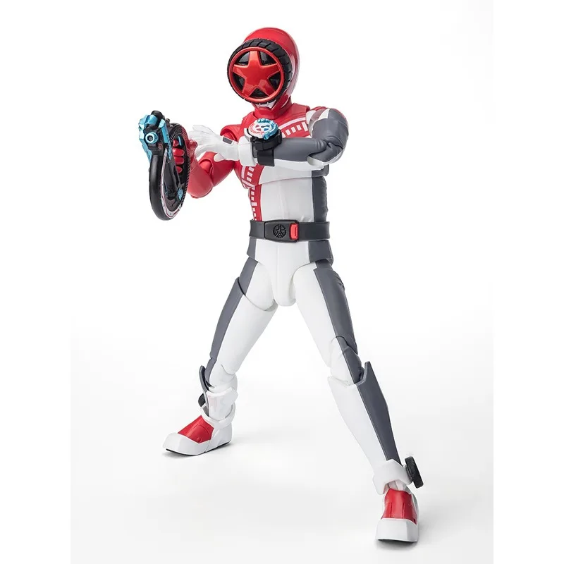 Original genuíno bandai anime bakage sentai boonboomge bun vermelho shf modelo brinquedos figura de ação presentes ornamento colecionável crianças menino