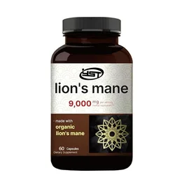 Lion Mane Mushroom Supplement Capsules - Organic Lion Mane Powder Extract - Cognitive Brain Puzzle and Immune Health Support