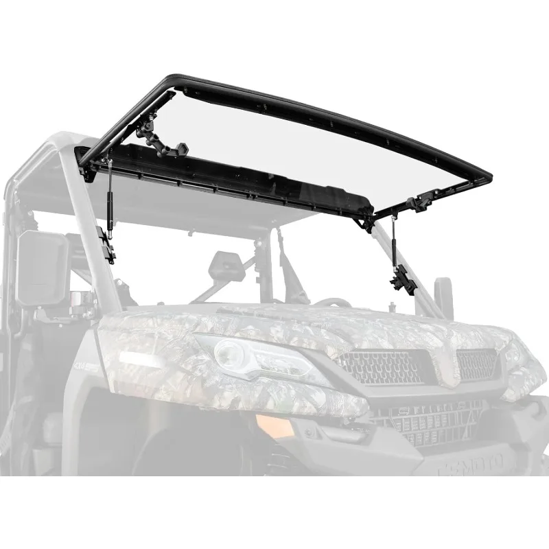 

SuperATV CFMOTO UForce 1000 XL Cab 2024+ Scratch Resistant Flip Windshield