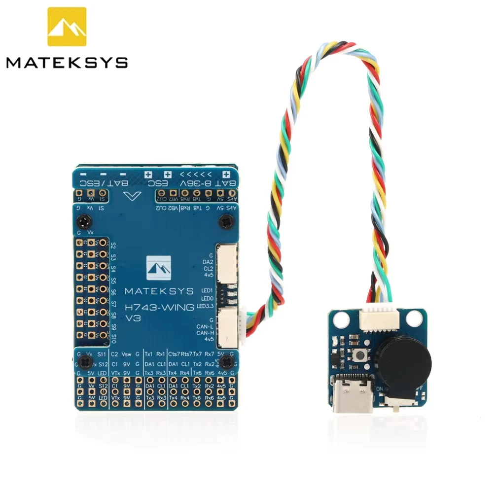 Mateksys Matek H743-Wing V3 H743 MatekH743 3-8S Flight Controller STM32H743VIH6 MCU For FPV Drone Part