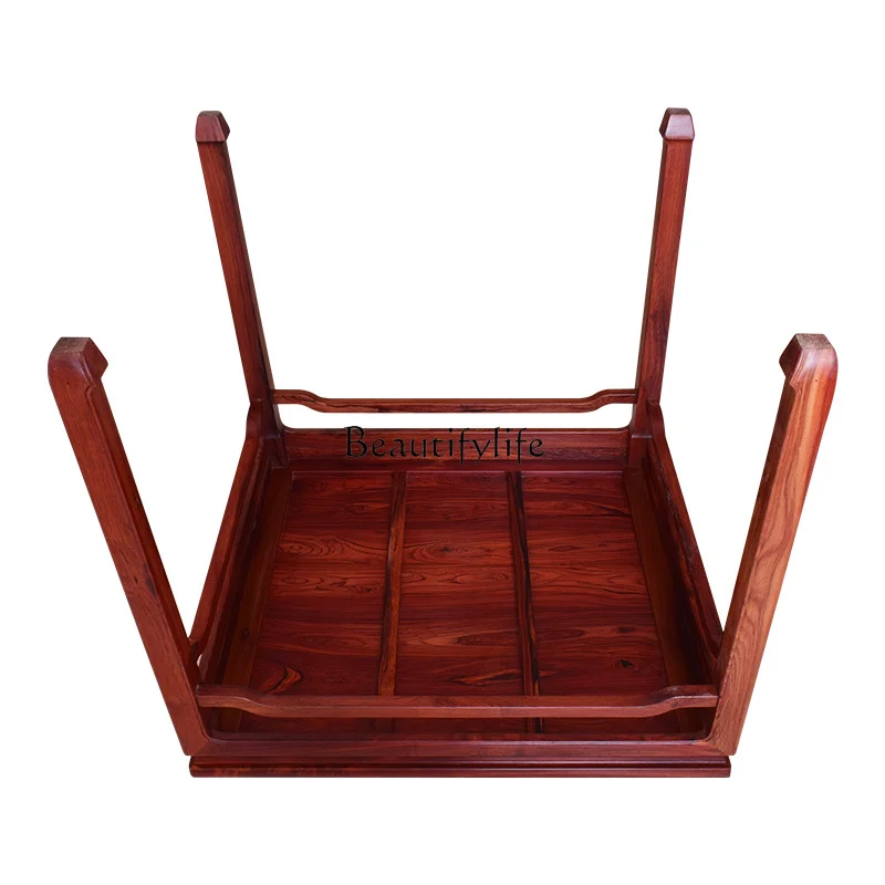 Chinese rosewood Baxian table Solid wood household high-grade mahogany chess and card table