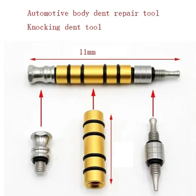 PDR titanium alloy with magnet car dent repair tool tappet tool knocking tool kitunpainted dent repair tool