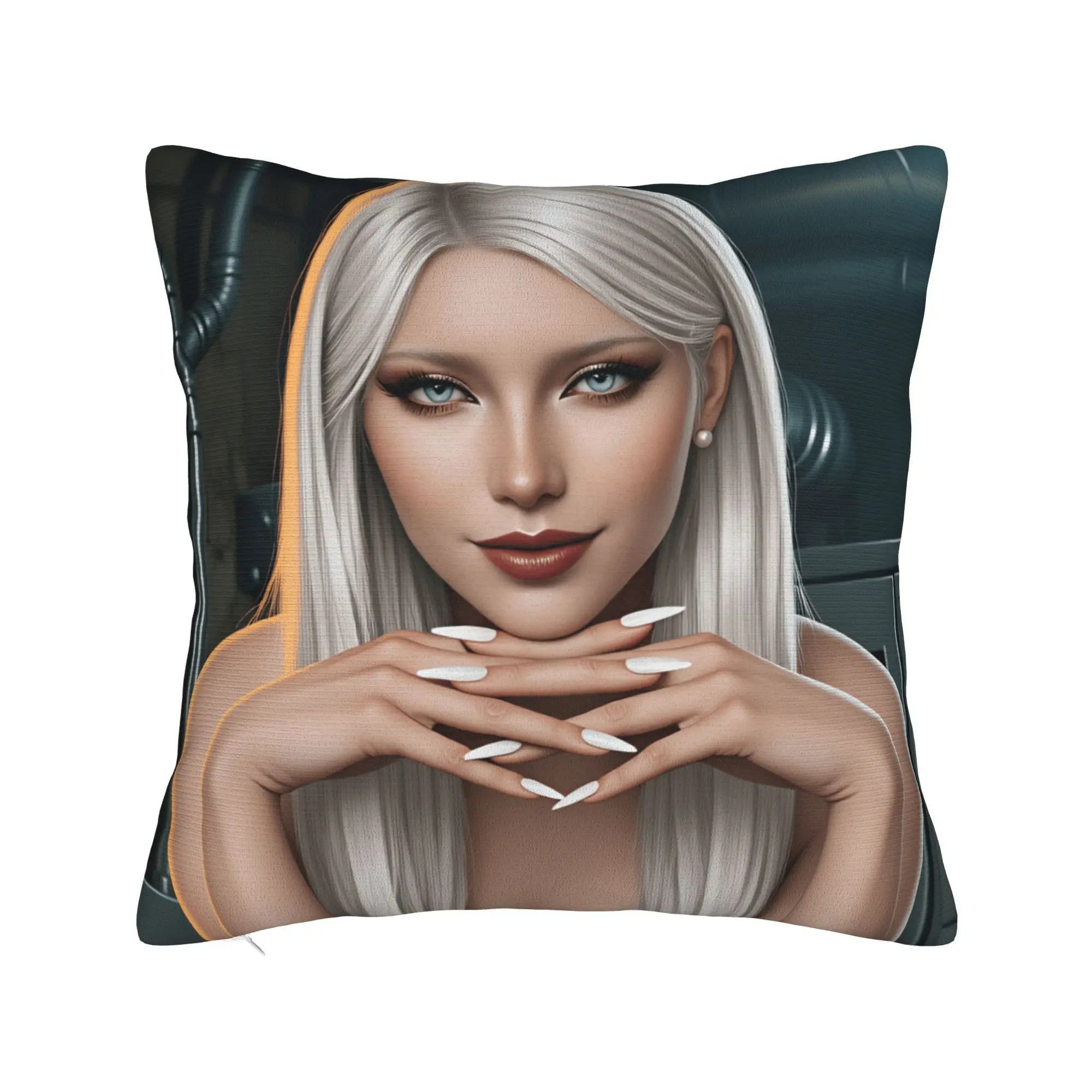 Pillow Cover Game Romance Clubs  Kawaii Pillow Case For Sofa Home Decoration Pillowcases