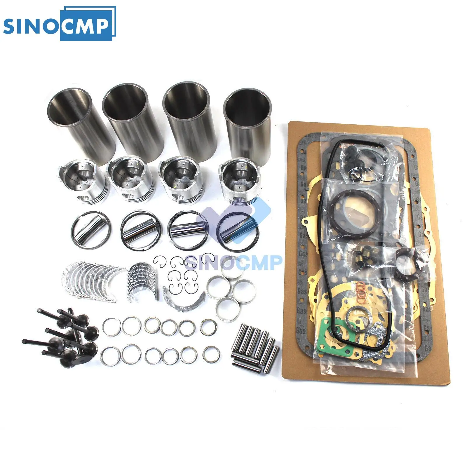 Steer Skid For Piston Kit 3Ring Rebuild Loader Engine 2J Diesel Rebuild Kit For Toyota Forklift Trucks SDK8 Skid Steer Loader