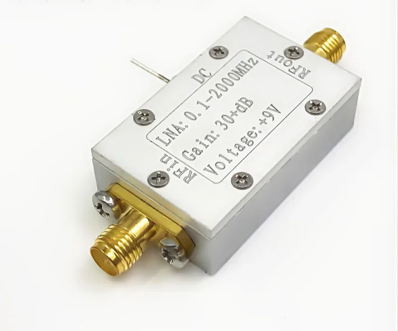 RF Broadband Amplifier Low Noise Amplifier LNA0.1-2000MHz Gain 30dB