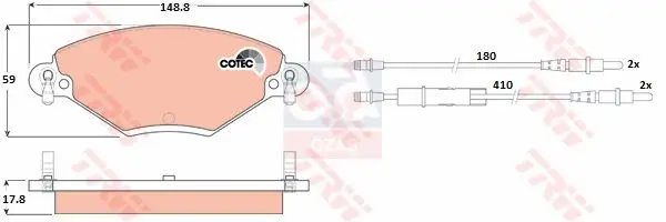 Store code: GDB1448 for the brake pad ON 01 C.5 TUM