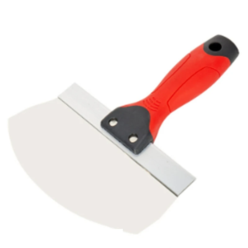 

Scraper Blade Plaster Stainless Steel Bucket Scoop 6.5 Inch Curved Contoured Blade For Paint, Mortar