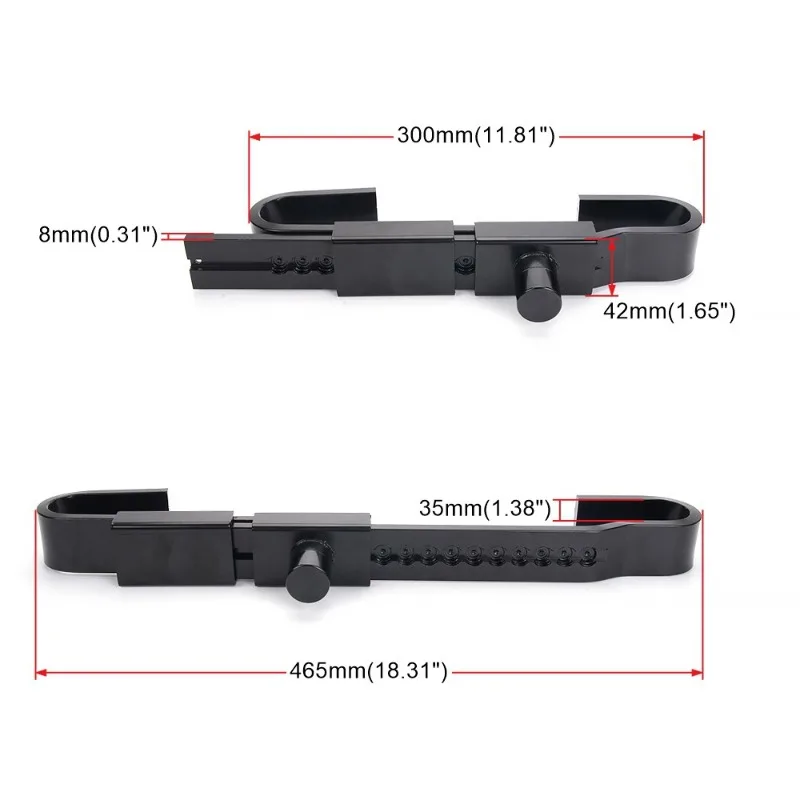 Automobile modification supplies Heavy-duty steel trailer box lock Container cargo door lock Anti-theft blockade