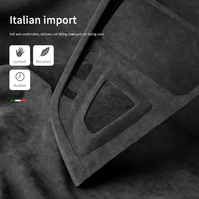 

Kungkic Italy Super Suede for BMW 3 4 Series F30 F32 F34 F36 2013 2019 LHD Flannel Gear Shift Cover Interior Trim Accessories