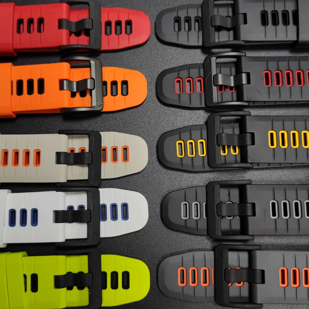 22/26mm Silicone Strap For Garmin Fenix 8 Pro 51MM E 47MM 7X 7 6X 6 5X 5 Plus Epix Gen 2 Enduro 3 2 Instinct 3 2X QuickFit Bands