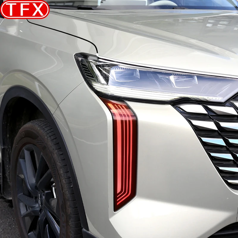 Para Haval nuevo H6 4. a generación 2025 2026 estilo de coche luz de circulación diurna película que cambia de Color accesorios de película de luz de circulación diurna
