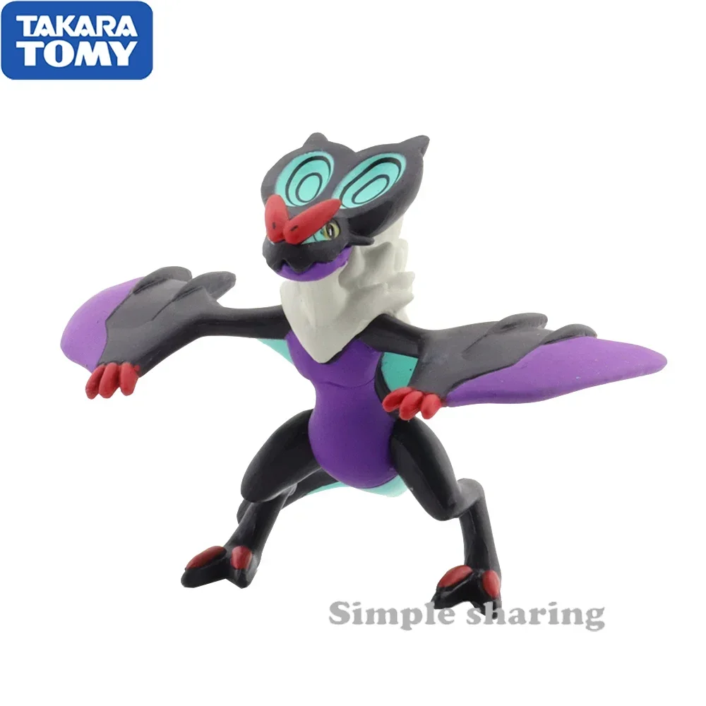 Takara Tomy Tomica Pokemon Pocket Monsters Moncolle MS-43 Noivern 3-5cm Mini Resin Anime Figure Toys For Children Collectibles