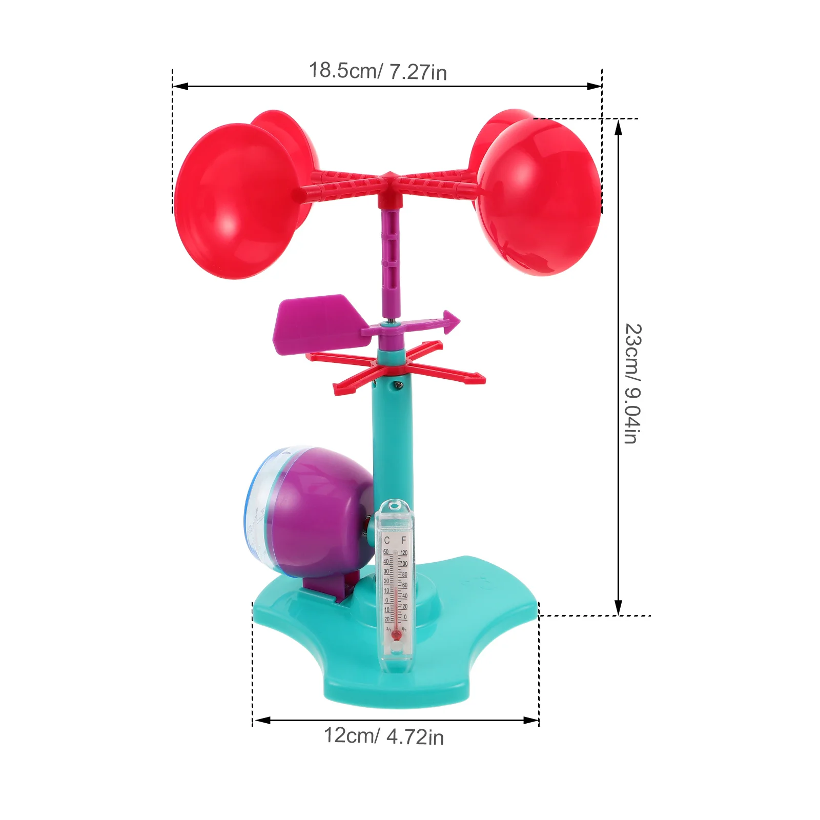Educational Wind Speed Indicator Science Kit for Children Hands on Weather Experiments Stem Project Mechanics Physics Learning