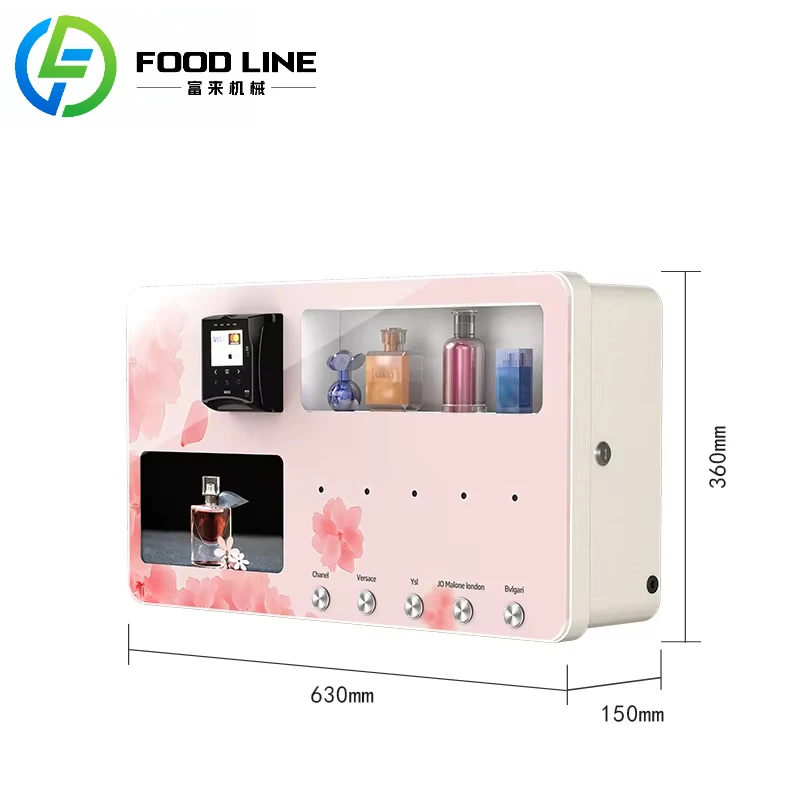 Automatic Custom Wall Mount Small Mini Smart Vendor Machine Perfume Spray Vending Machine