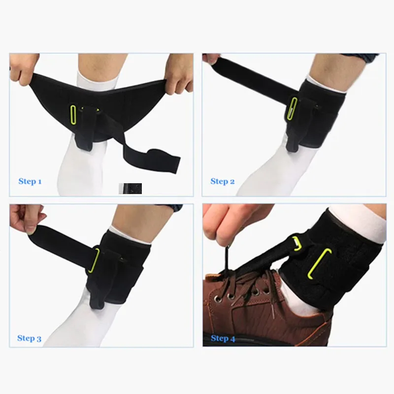 Verstellbare Fußgelenkstütze AFO-Orthese Unisex Passend für Rechts-/Linksfuß Orthese Knöchelstütze – Detail 6