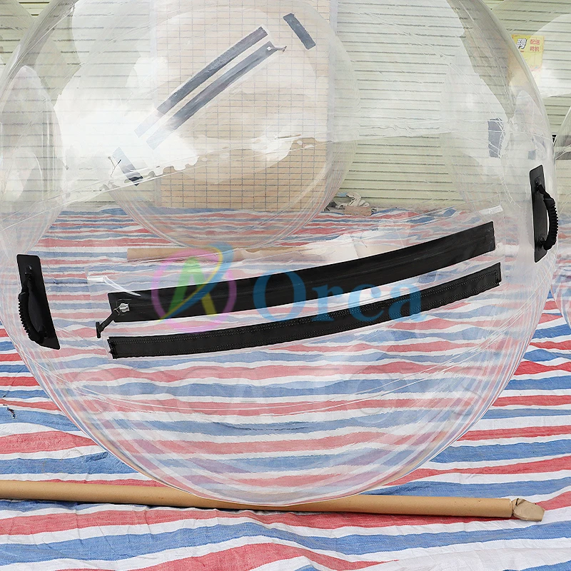 حمام سباحة قابل للنفخ داخلي شفاف عالي الجودة وحديقة مائية كرة مائية شفافة قابلة للنفخ #4