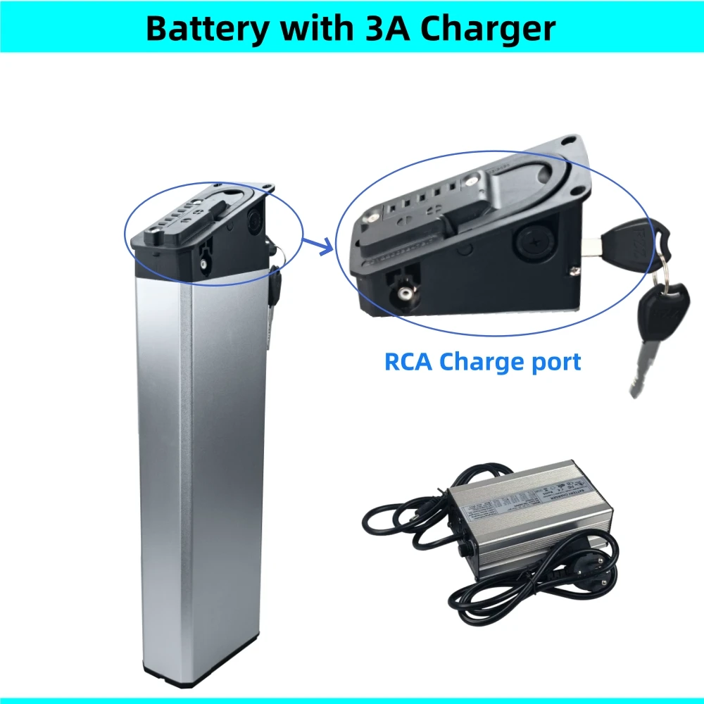 48Volt Fat Tire Folding Electric Bike Battery 48V 14Ah for Mate X Mate City Cyrusherr XF690 Maxs Wallke H6 Front Battery