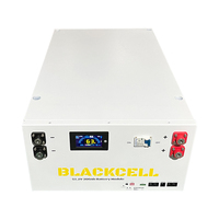 BLACKCELL DIY for 16s 51.2v 280ah 230ah 302ah 320ah Lifepo4 Battery Metal Empty Box/case Solar Panel with 16s 200A JK Bms
