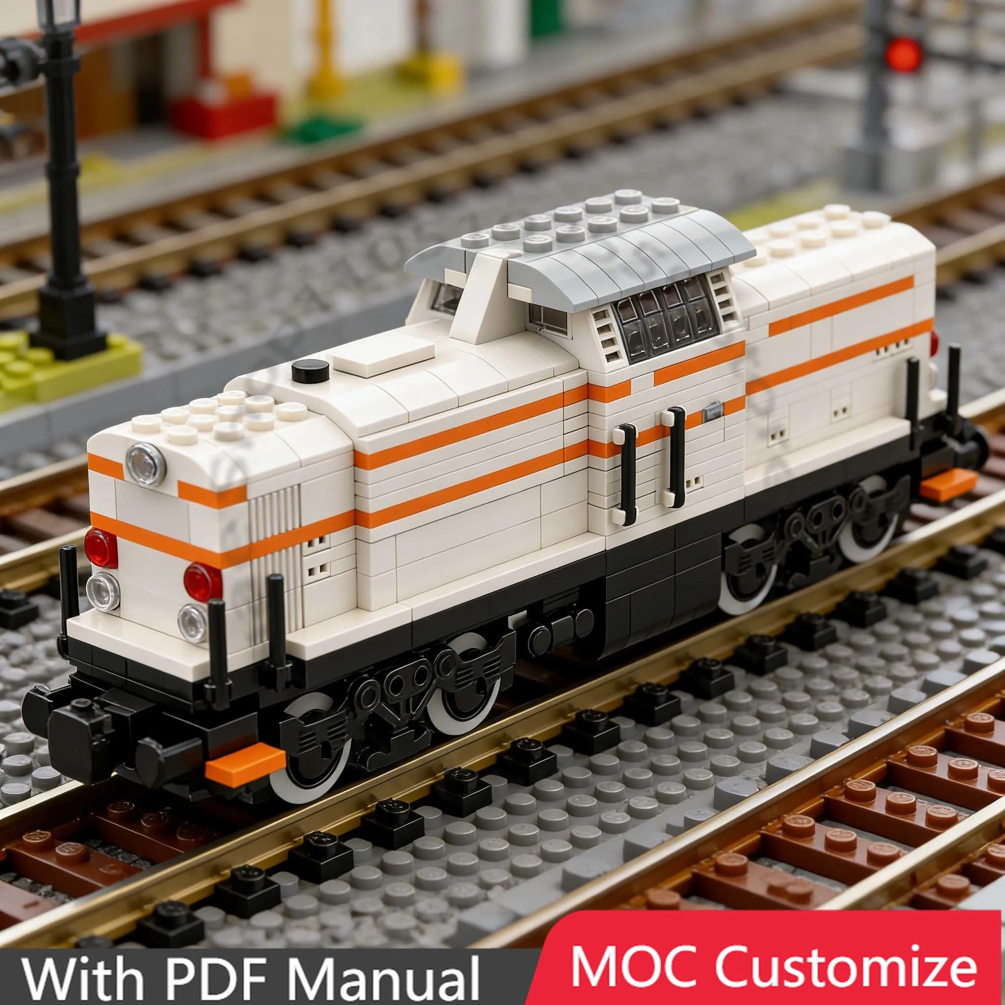 

596 PCS Supercar DB-Baureihe V100 "Sersa" (8w) MOC Customize Modular Building Block Model Creative DIY Boys Toy Christmas Gift