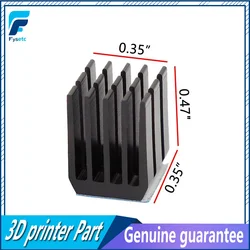 Disipador de calor de aluminio para Motor paso a paso, disipador térmico de aleta de refrigeración, Ultra silencioso, TMC2100, A4988, DRV8825, TMC2208, TMC2130, 10 Uds.