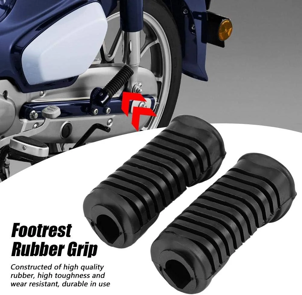 

Foot Pegs Rubbe For CG 125 Motorcycle Front Footrest Plate Footrest Rubber Foot Pegs Cover Handle Wedge Foot Motorcycle