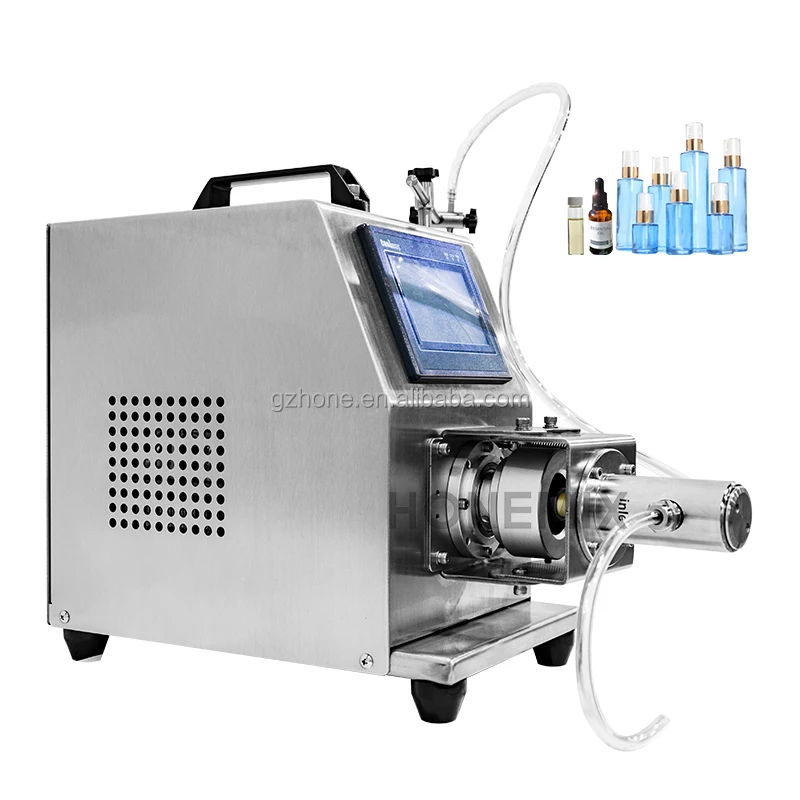 HONE High Precision Ceramic Pump Aseptic Liquid Bottle Filling Machines 1ml 5ml 10ml Injector Vials Liquid Filling Machine