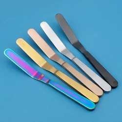 Stainless Steel Cake Icing Spatula Offset Spatulas Butter Spreader Baking Tools Curved Cream Spatula Baking Cake Cutter